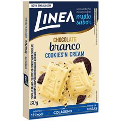 CHOCOLATE LINEA BRANCO COOKIES 30G