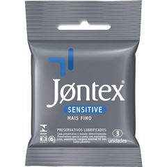 PRESERVATIVO JONTEX LUBRIFICANTE SENSITIVE C/1