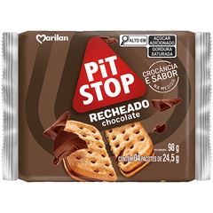 BISCOITO PIT STOP MARILAN RECHEADO CHOCOLATE 98G