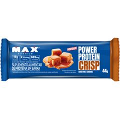 BARRA PROTEINA POWER CRISP  MILK CARAMEL DISPLAY 12X44G