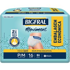 FRALDA INTIMA BIGFRAL MOVIMENTO PQ/MD C/16