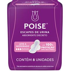 ABS POISE ESCAPES DE URINA DISCRETO C/ABA C/8